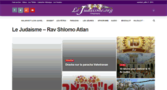 Desktop Screenshot of lejudaisme.org